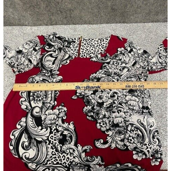 Alfani Blouse Petite Large Floral Paisley Flowy Boho Whimsigoth Old Money Y2K - Picture 12 of 15